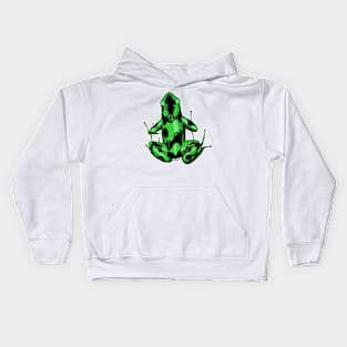 Poison Dart Frog -- Green Kids Hoodie